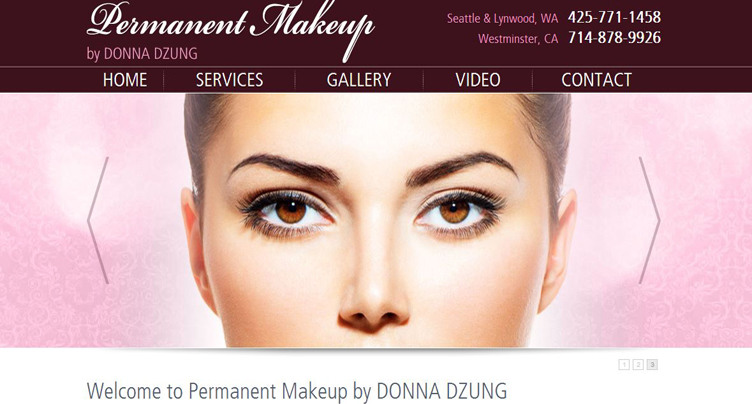 Nail Salon Website Design by Atla Group Inc