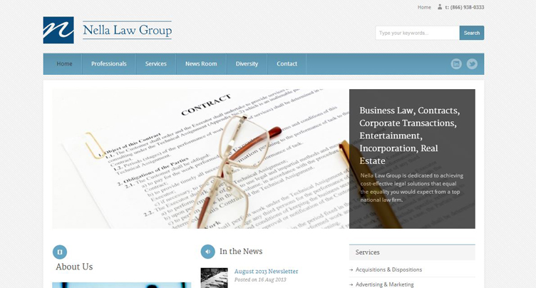 Law Firm Website Design by Atla Group Inc